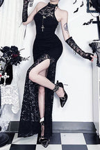 Transparent Long Gothic Dress