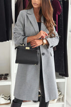 Fashionable Casual Lapel Long Sleeve Single Breasted Loose Coat