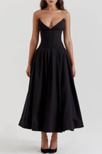 Lorelei Exclusive Strapless Midi Dress Premium Wardrobe Essential