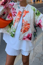 Printed Long-sleeved Jacket