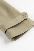 Wide Notch Lapel Single Breasted Overcoat