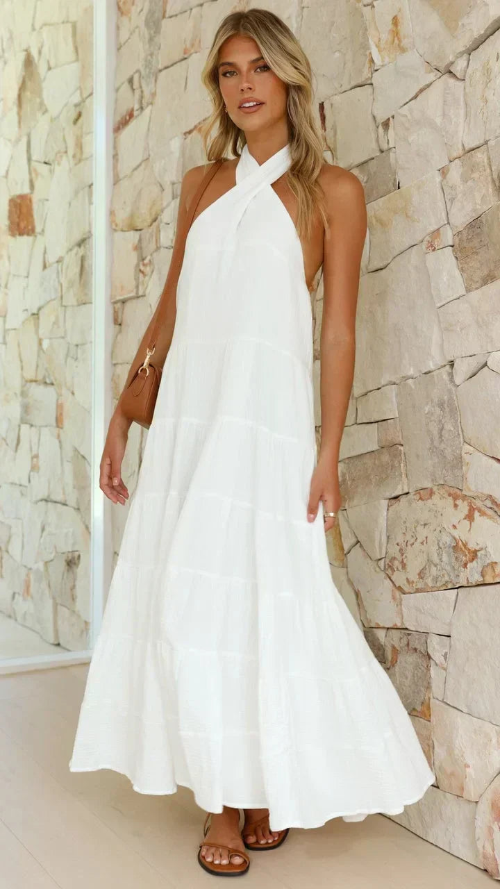 Gardenia Statement Wide Dress Evening Wear Edit