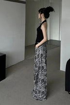 Vintage Floral Straight Leg Jeans