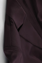 Plunging Neckline Two Piece Blazer Pants Set