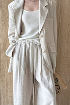 Tencel Linen Blend Autumn Blazer
