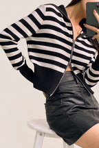 Black Vegan Leather Belted High Rise A-Line Mini Skirt