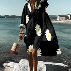 Lana Elevated Knee Length Dress with Unique Print Occasion Wear