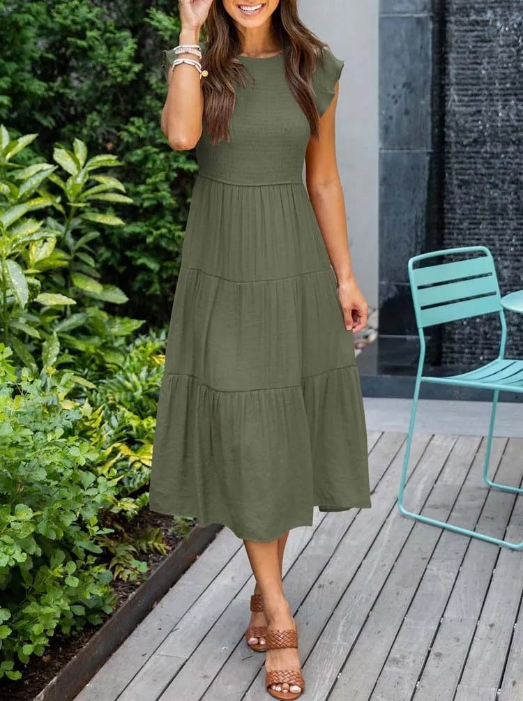 Comfortable summer maxi skirt