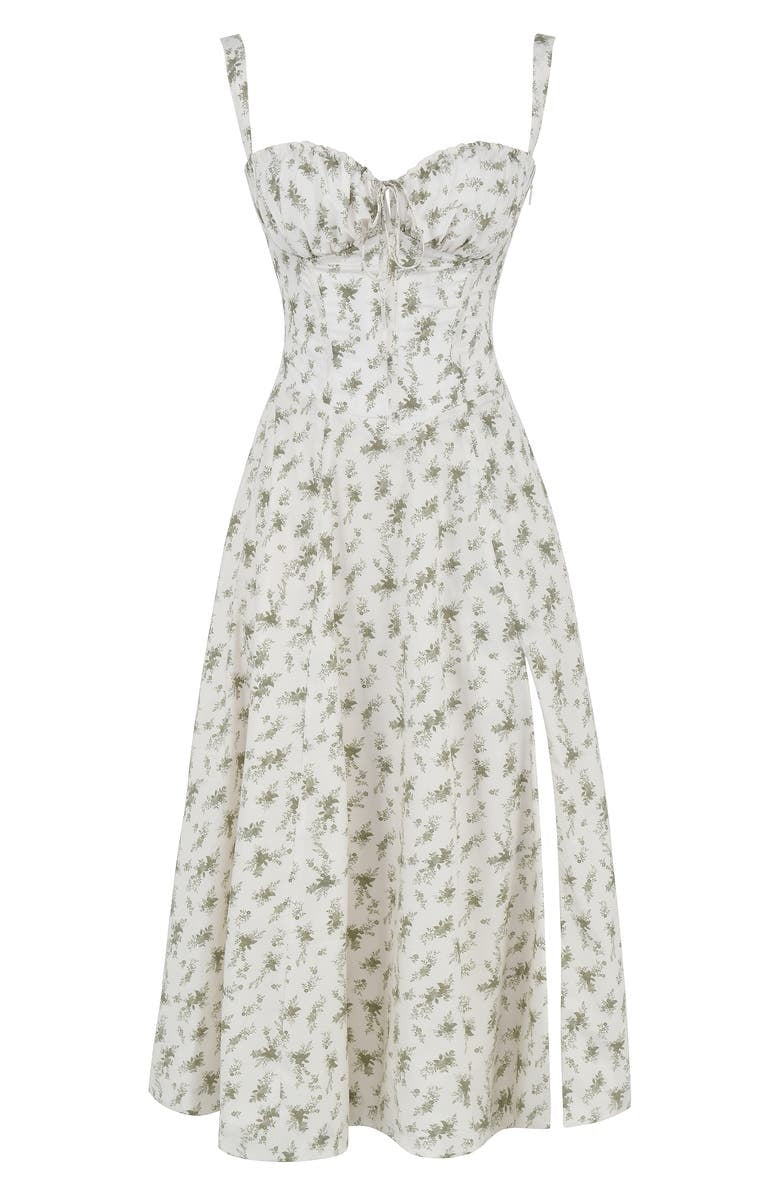 Fiorella Elevated Midi Corset Dress Premium Wardrobe Essential