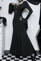 Elegant Mermaid Gothic Dress