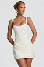Tie Detail Bodycon Mini Birthday Dress