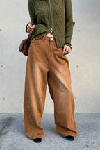 Vintage American Loose Wide Leg Casual Jeans