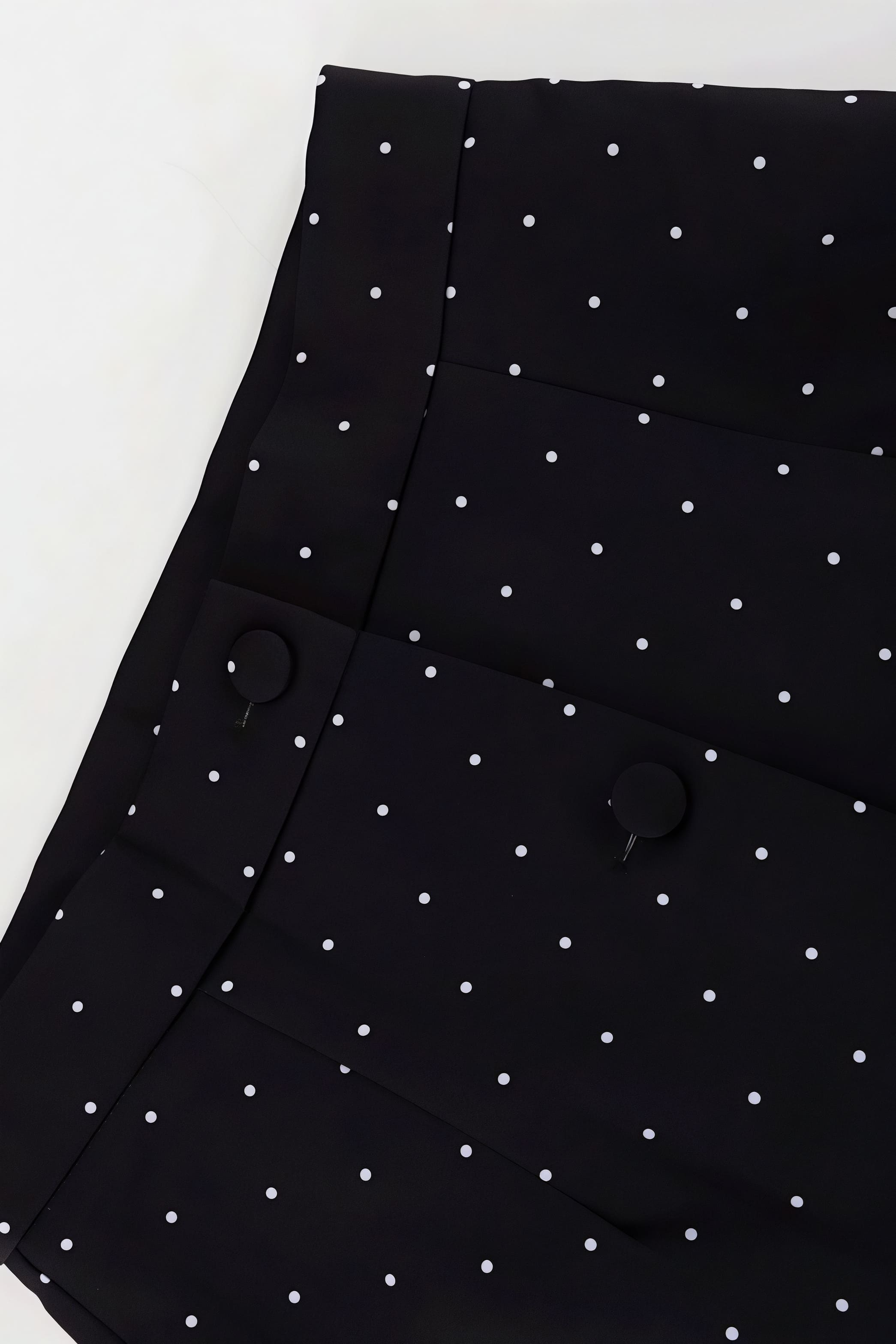 Polka Dot Print Short Sleeve Bodycon Skirt  Set