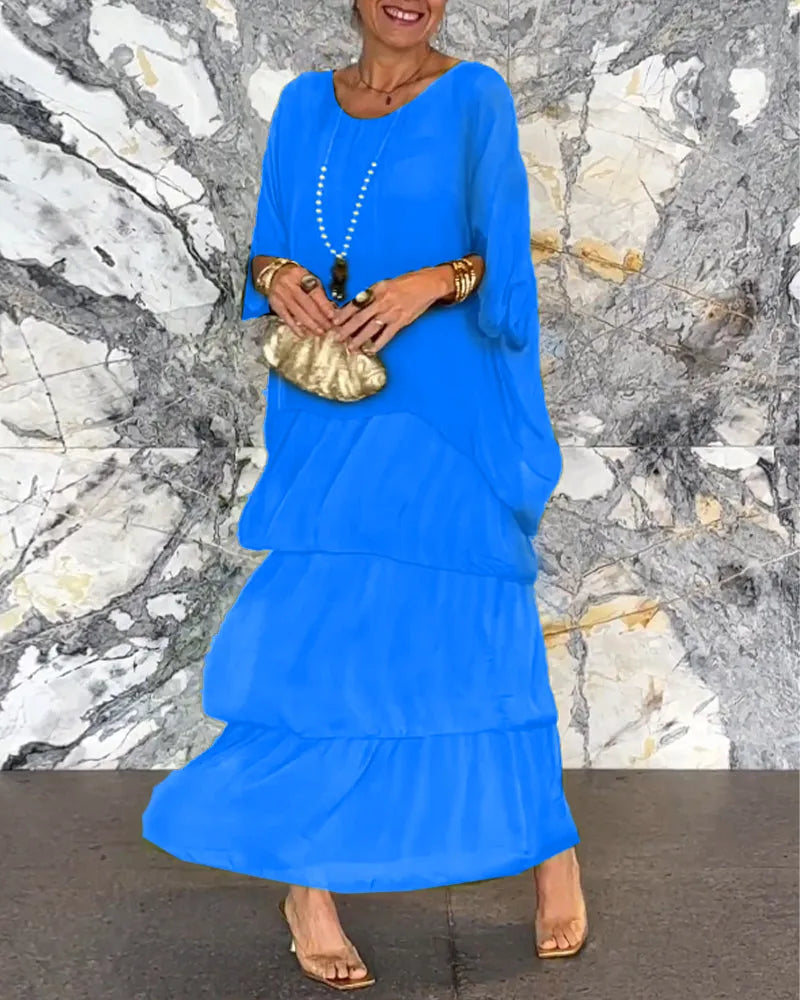 Ernestina Stylish Long Dress for Women Classy Everyday Look
