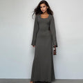 Elizabeth Maxi Dress Grey
