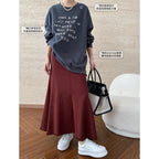 Fake Two-piece Thermal Fleece Hooded Sweater