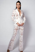 Lian Sequin Lace Blazer Set
