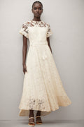 Zephrt White Lace Maxi Dress