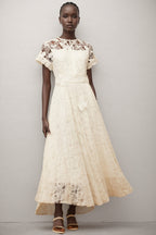 Zephrt White Lace Maxi Dress
