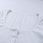 Corset Skinny Knitted Tee
