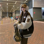 Hiphop Varsity Bomber Cyber Y2k Jacket
