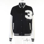 DressBetty - Stitching Letters Embroidery Baseball Uniform Jacket