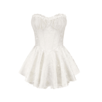 Graduation Weekend Satin Corset Mini Dress