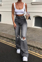 Fashion Denim Flared Casual S2XL Women's Jeans