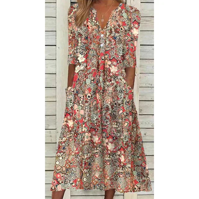 Iris Boho Dress For Dress with Relaxed Everyday Styling