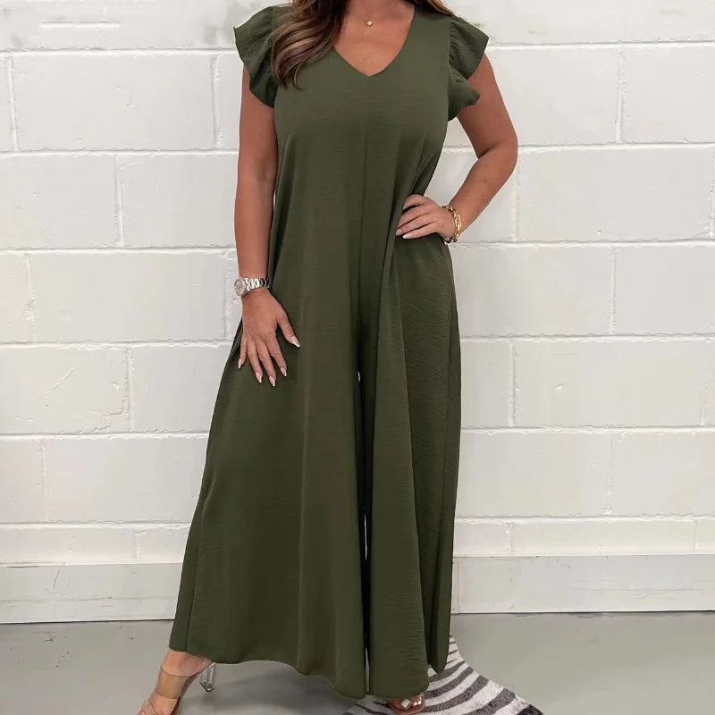 Leila Elevated Jumpsuit Dress Premium Wardrobe Essential