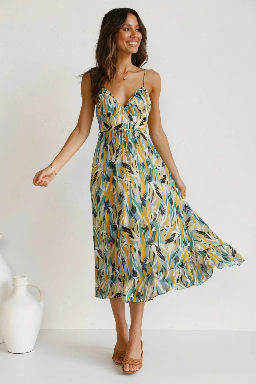 Yesica Exclusive Colorful Dress Elevated Occasion Wear