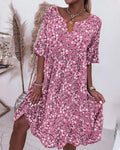 Olga Chic Dress Floral Pattern Evening Wear Edit