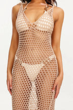 Kora Strappy Knitted Maxi Dress