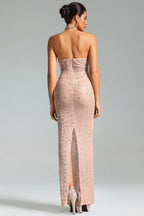 Mirelid Halter Diamond Maxi Dress