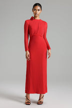 Diamante Flower Maxi Dress