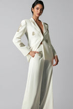 Vena Diamond-Studded Blazer Set