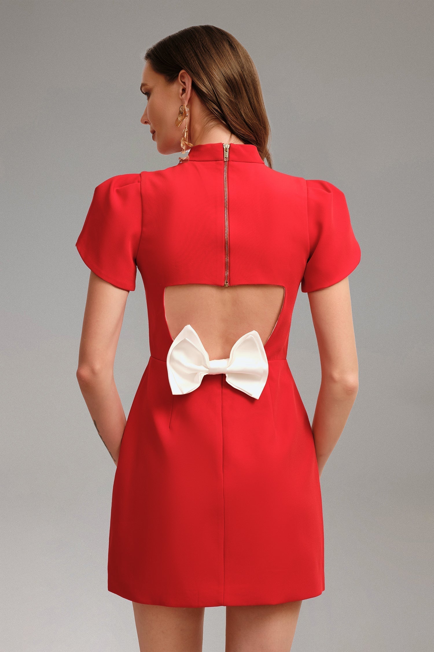 Backless Mini Dress