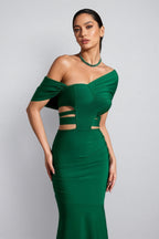 Turey Strapless Cut Out Maxi Dress