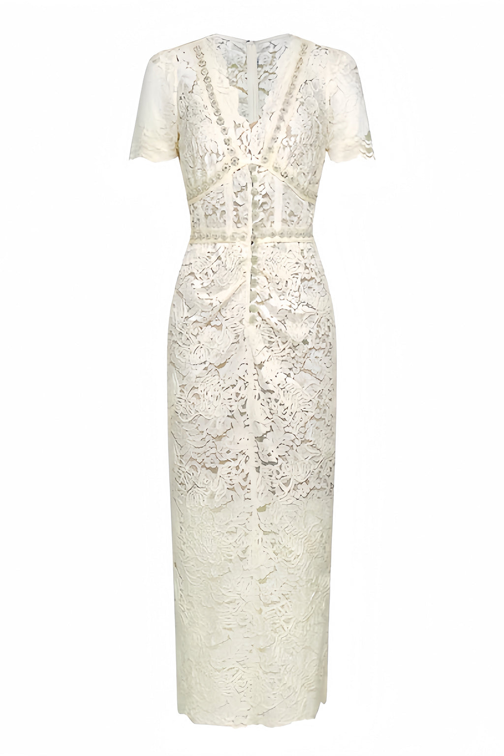 Fina Lace Slim Fit Midi Dress
