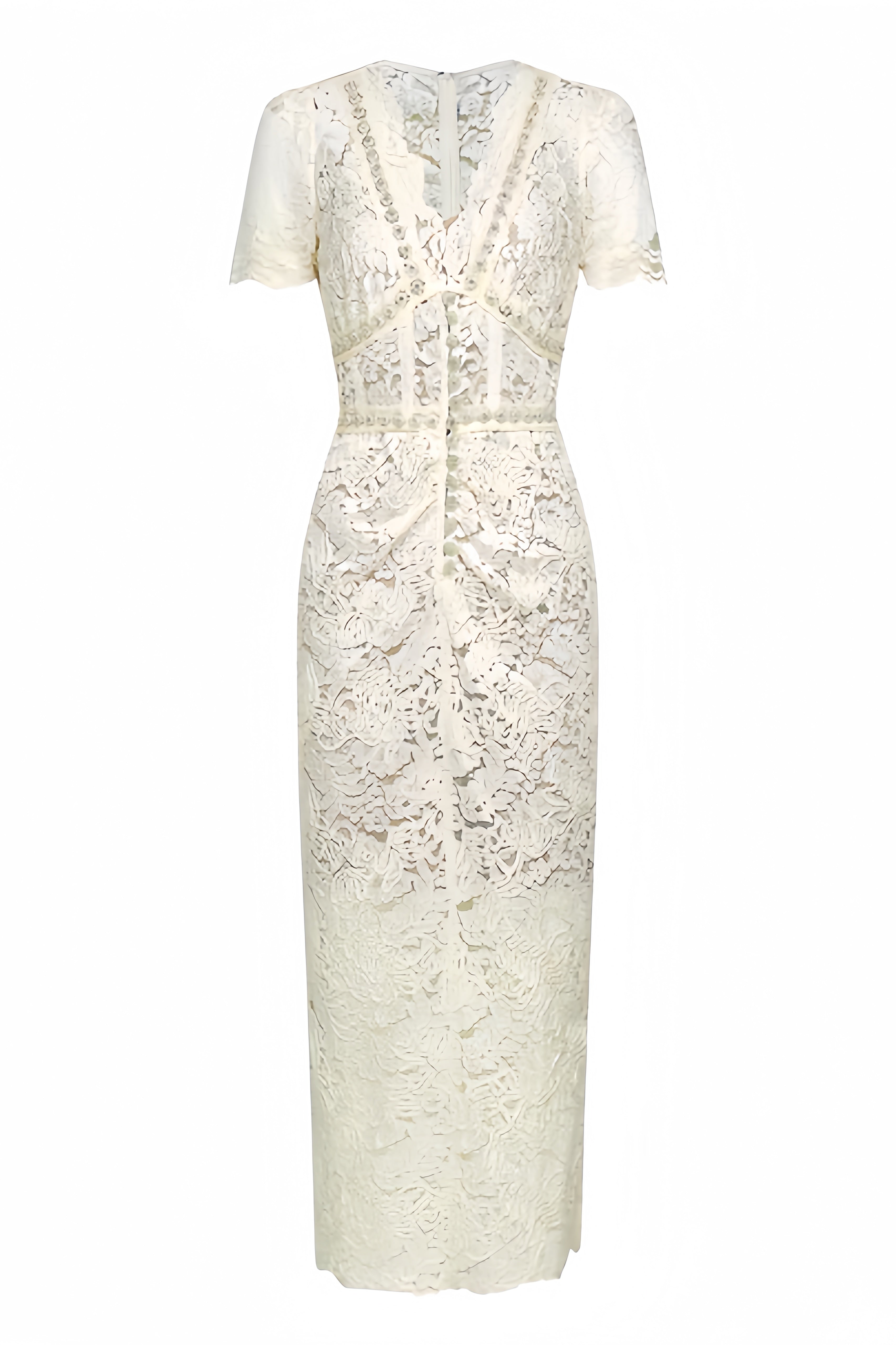Fina Lace Slim Fit Midi Dress