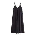 Dafne Flowing Midi Dress for Women Easy Wear Style
