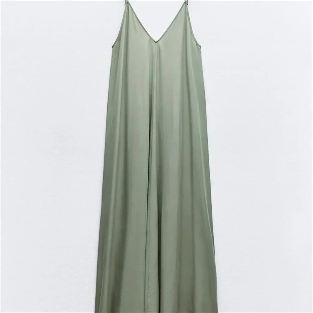 Dafne Flowing Midi Dress for Women Easy Wear Style