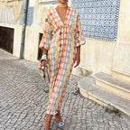 Gladys Chic Boho Maxi Dress Silhouette Collection