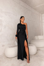 Rachel Timeless Satin Dress Designer Edit