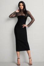 Umari Long Sleeve Bandage Maxi Dress