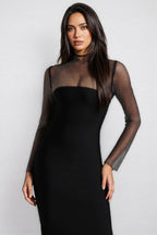 Umari Long Sleeve Bandage Maxi Dress