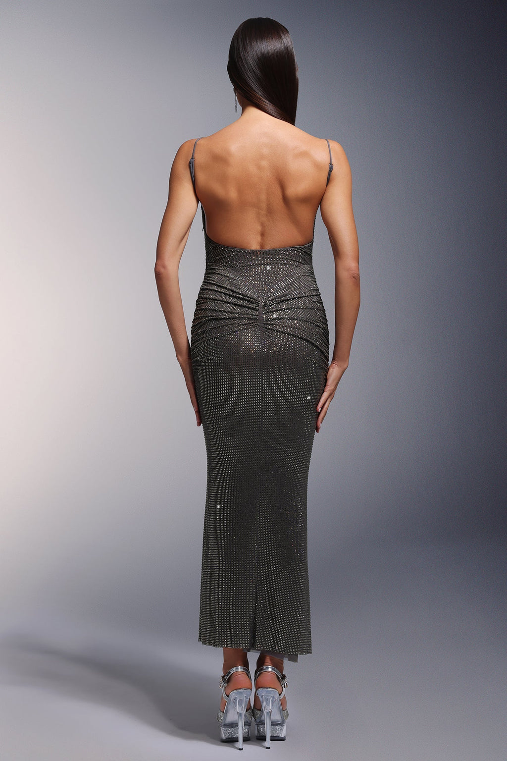 Diamond Sleeveless Maxi Dress
