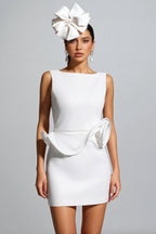 Orinhy Sleeveless Flowers Mini Dress