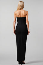 Ezgi Sleeveless Bow Pearl Bandage Maxi Dress