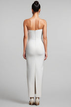 Vali Flowers Tassels Bandage Maxi Dress